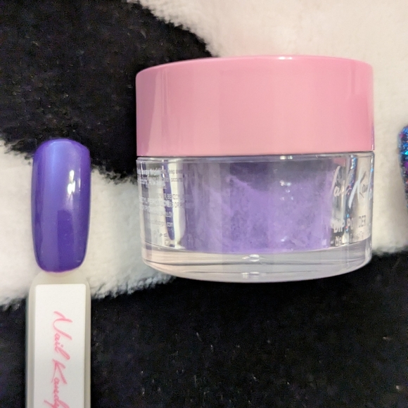 Nail Kandy Halloween Nail Dip Powders Gift Set - Purple and Blue Glitter - New - Picture 5 of 10